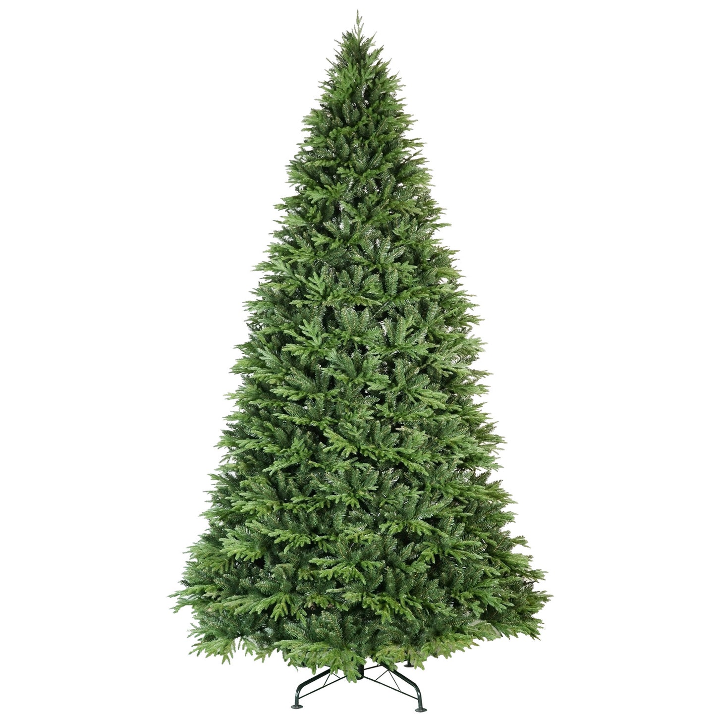 5ft Premium PE & PVC Artificial Christmas Tree, 1419 Realistic Branch Tips, Hinged Metal Stand for Easy Setup, Green Holiday Tree for Home and Office Decor