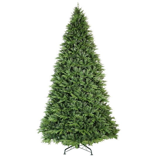 5ft Premium PE & PVC Artificial Christmas Tree, 1419 Realistic Branch Tips, Hinged Metal Stand for Easy Setup, Green Holiday Tree for Home and Office Decor