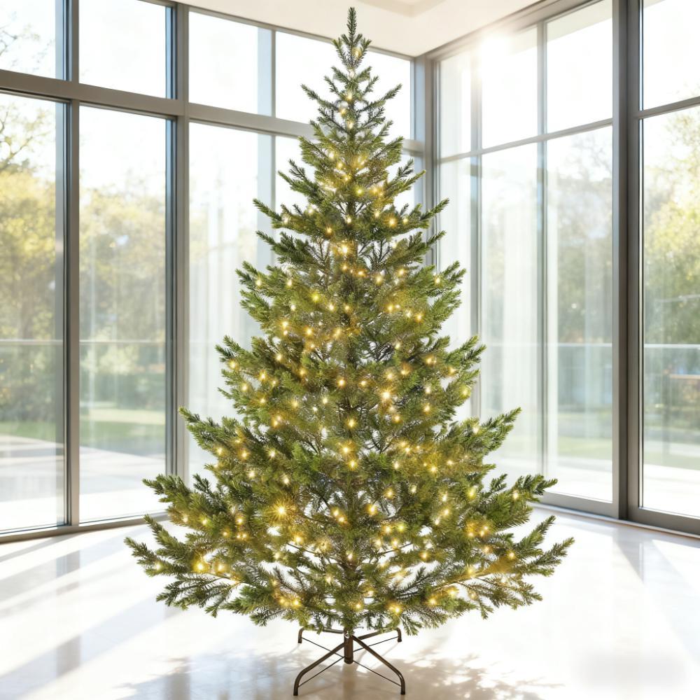 7ft Artificial Sparse Christmas Tree with Steel Stand and 4306 Tips